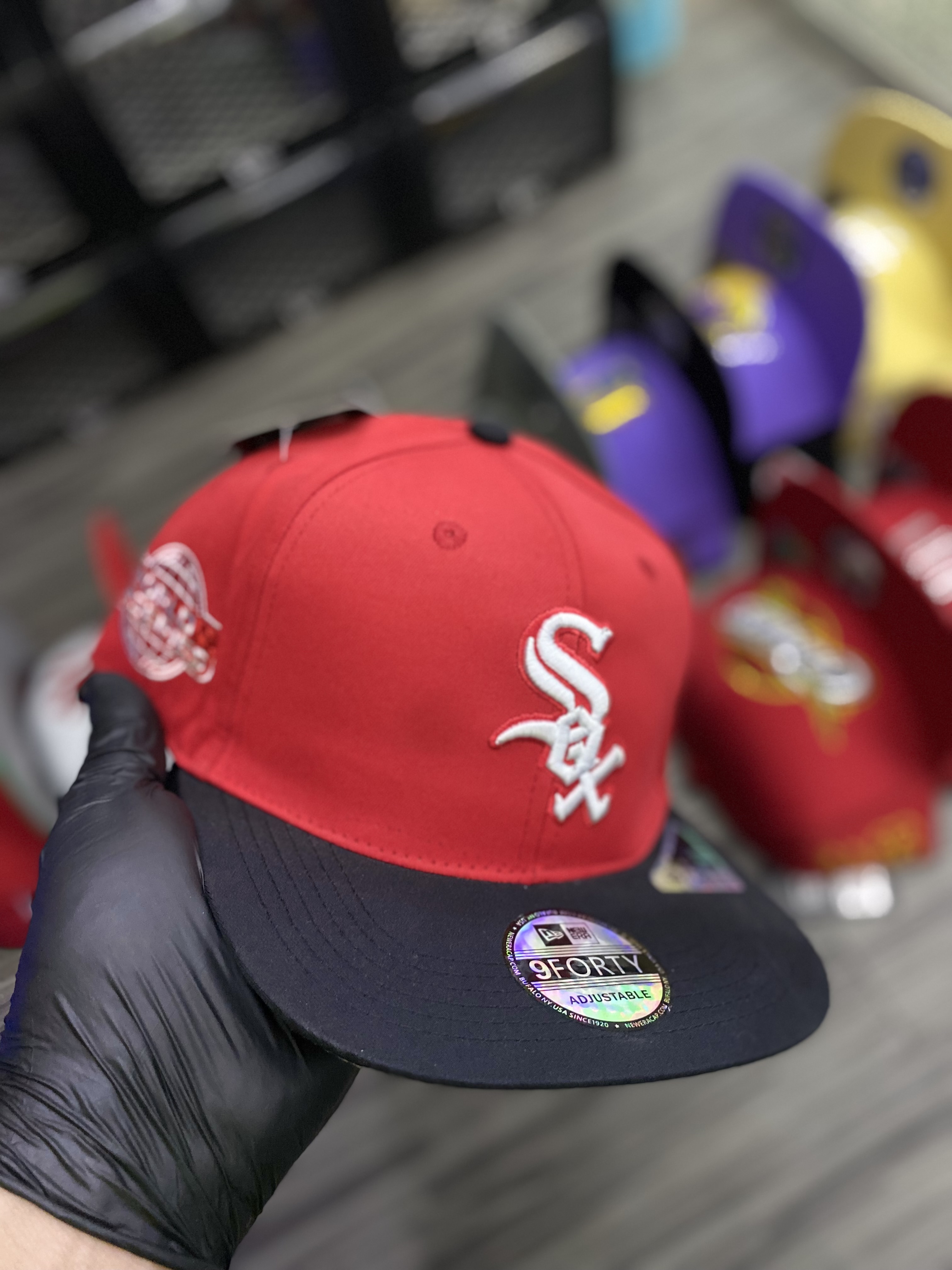 Gorra AAA Chicago White Sox roja ( plana ) 
