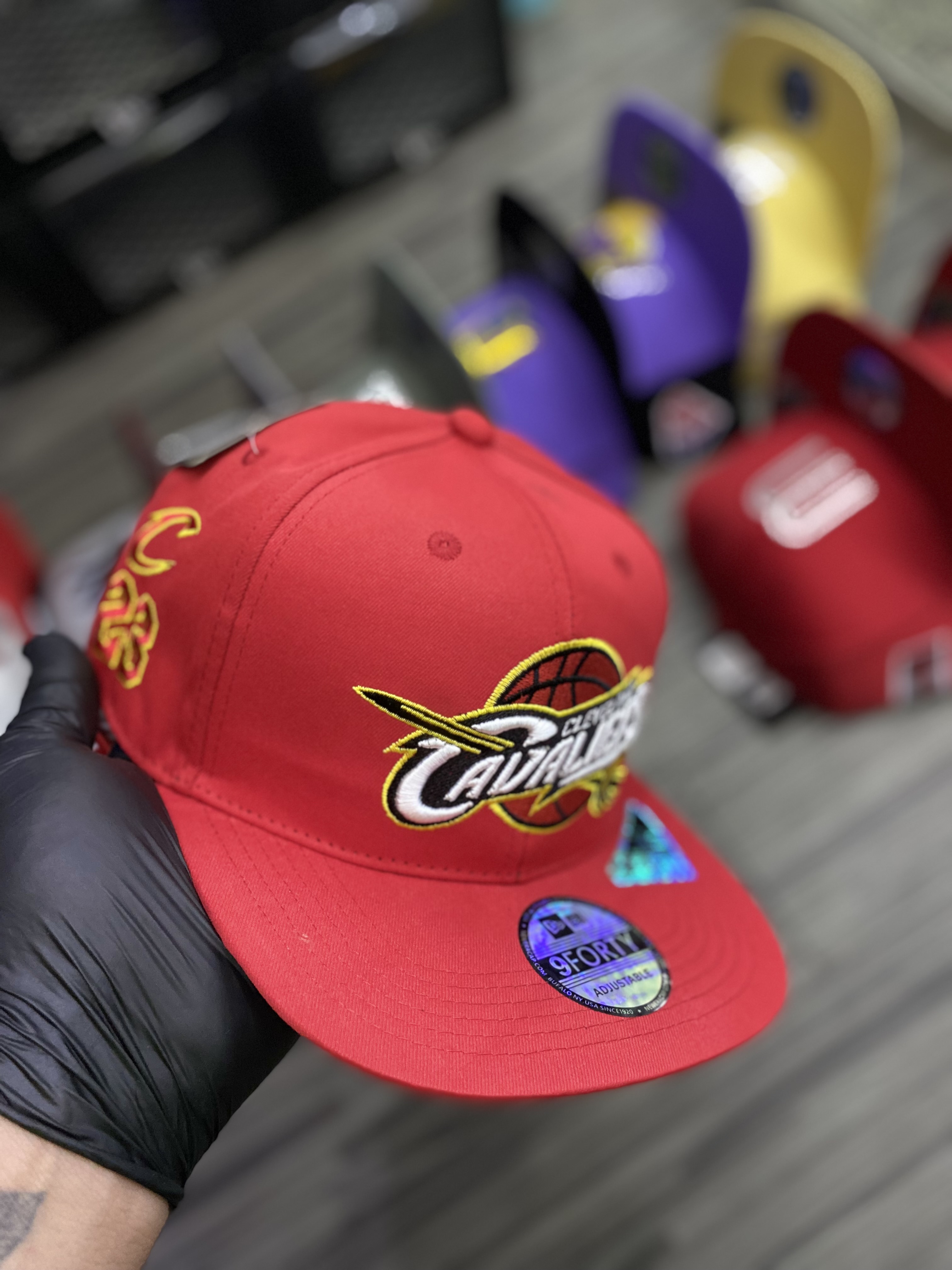 Gorra AAA Cavaliers cleveland roja ( plana ) 