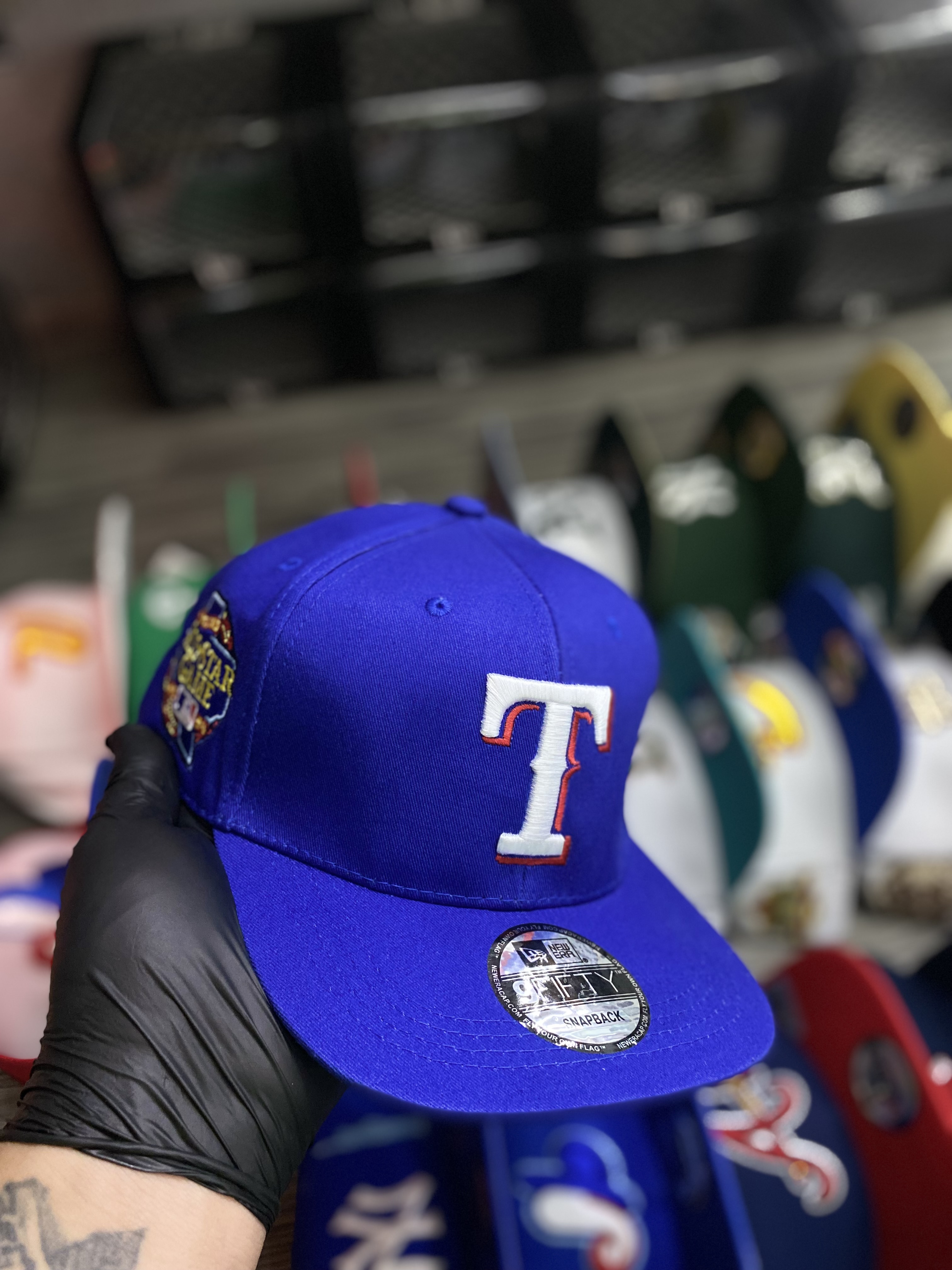 Gorra AAA Texas azul ( plana ) 