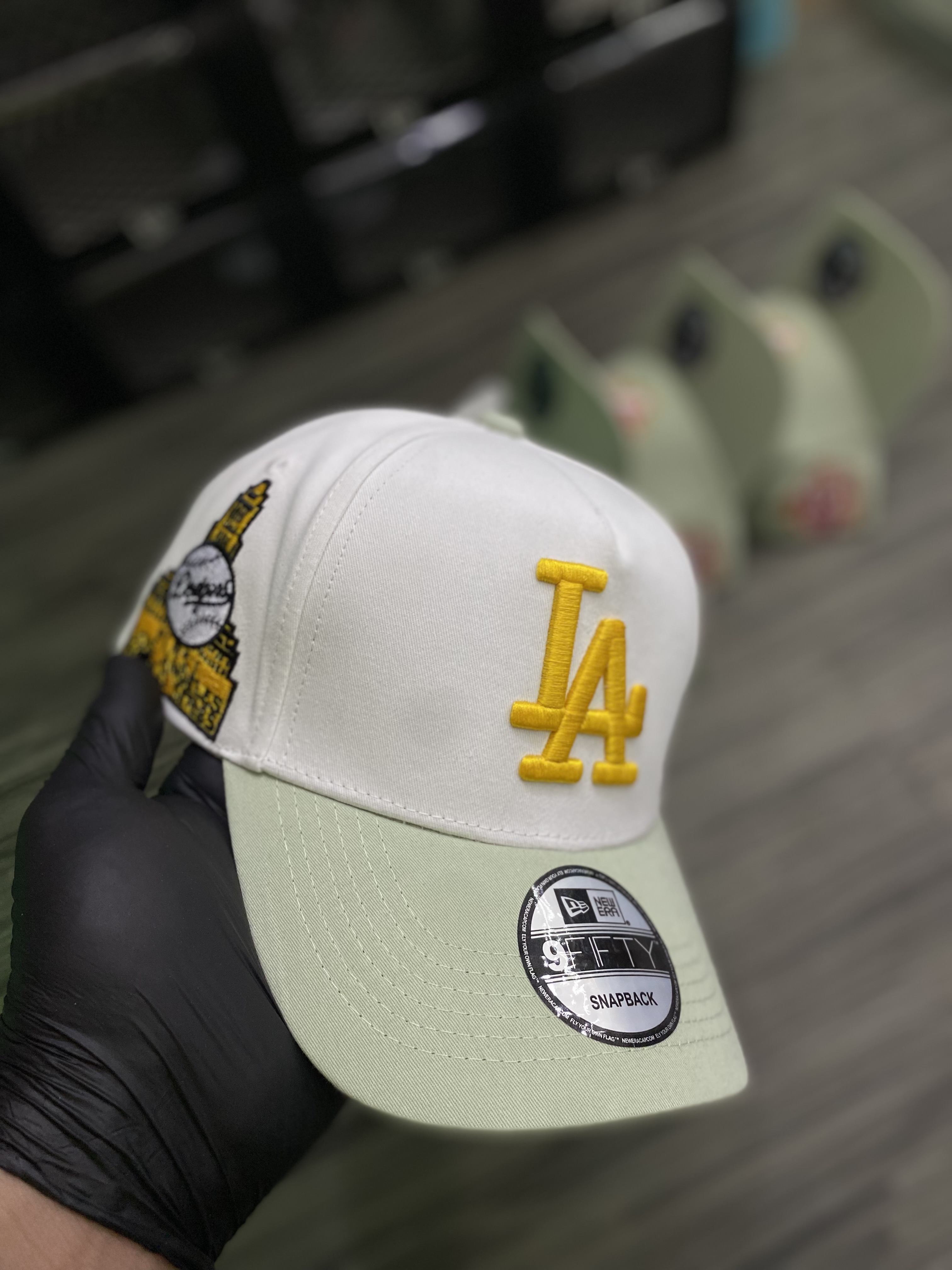 Gorra AAA Los Angeles Dodgers blanca ( curva ) 