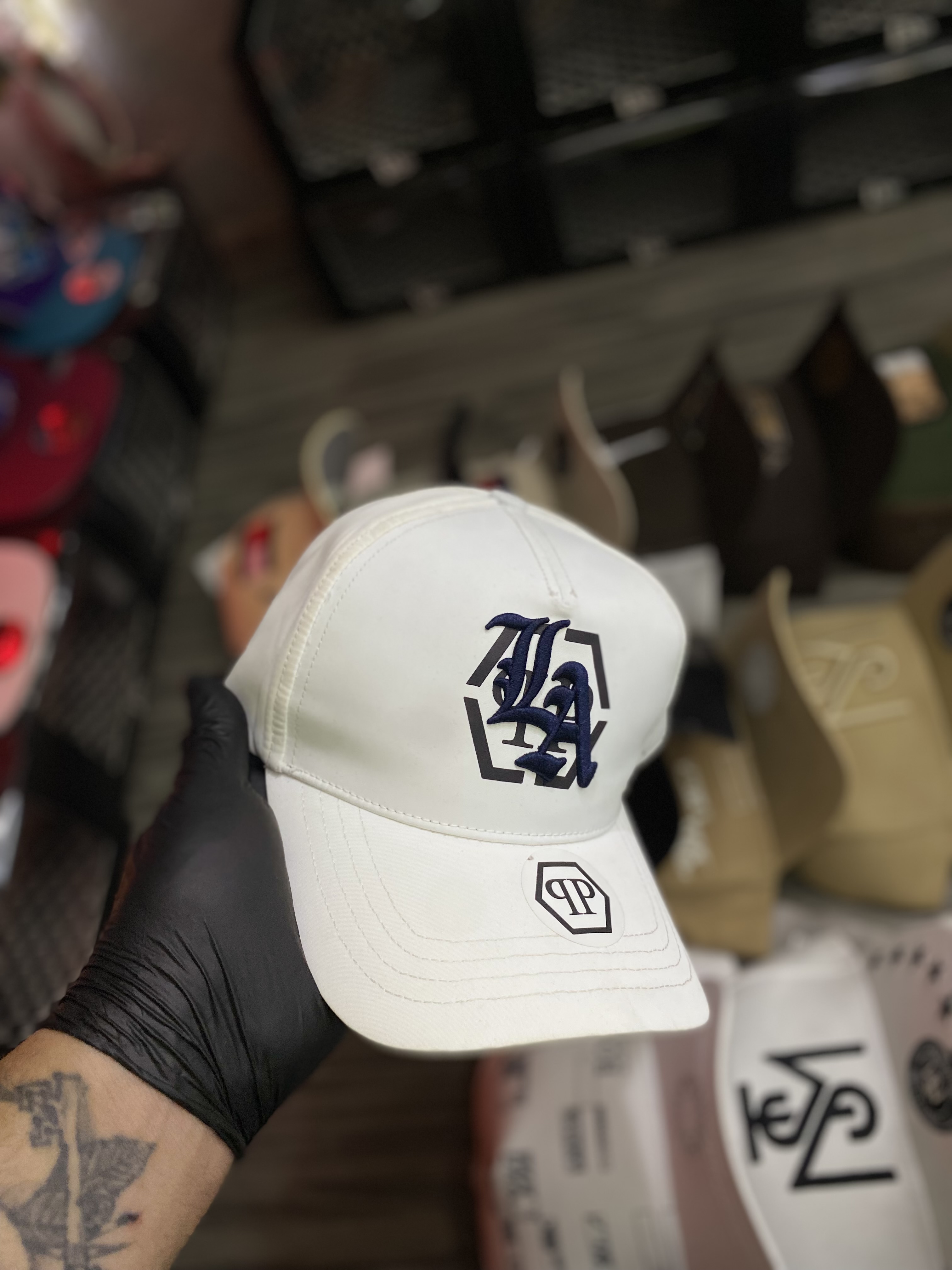 Gorra AAA Philips plein blanca 