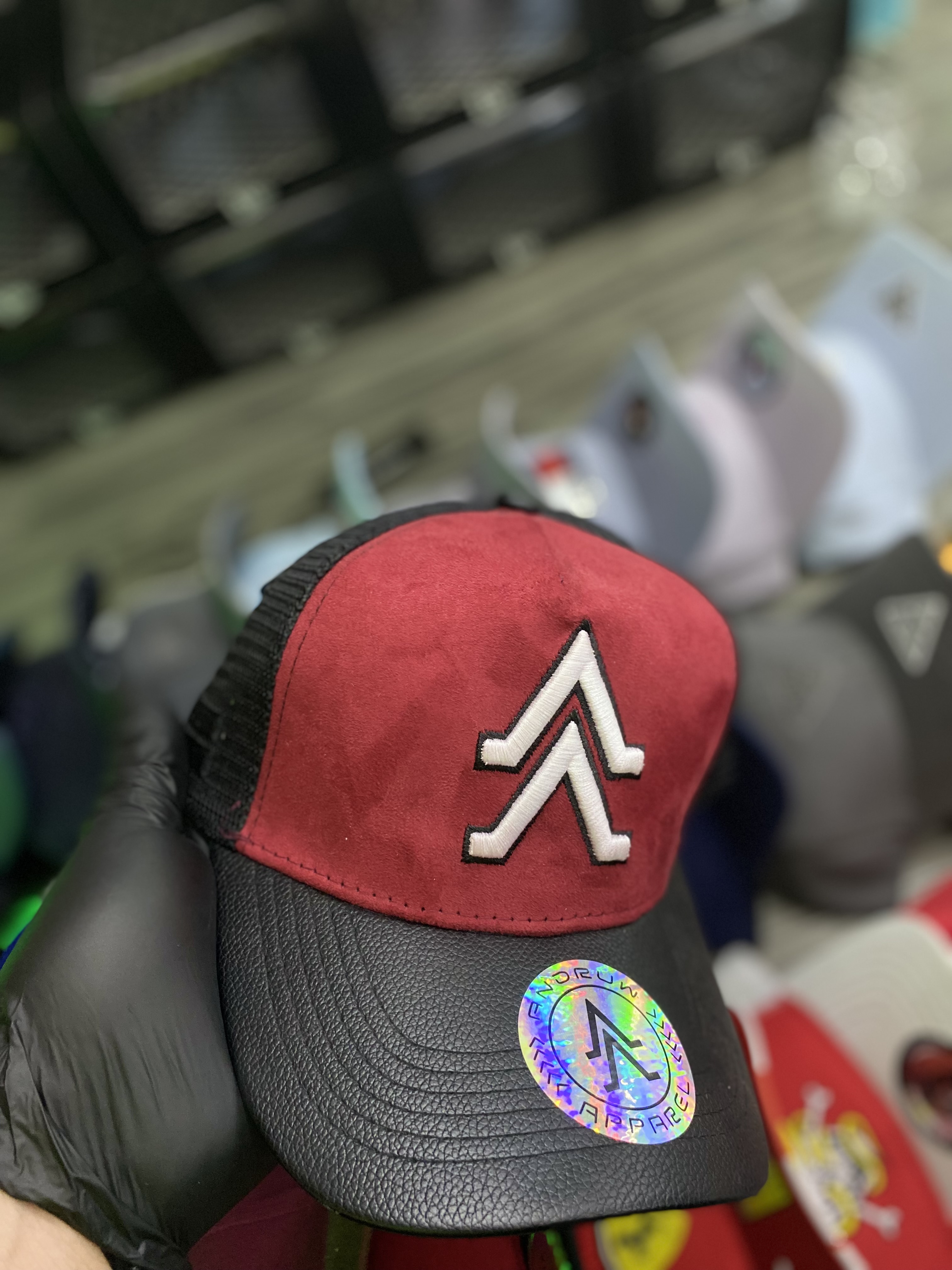 Gorra AAA alevate apparel vinotinto 