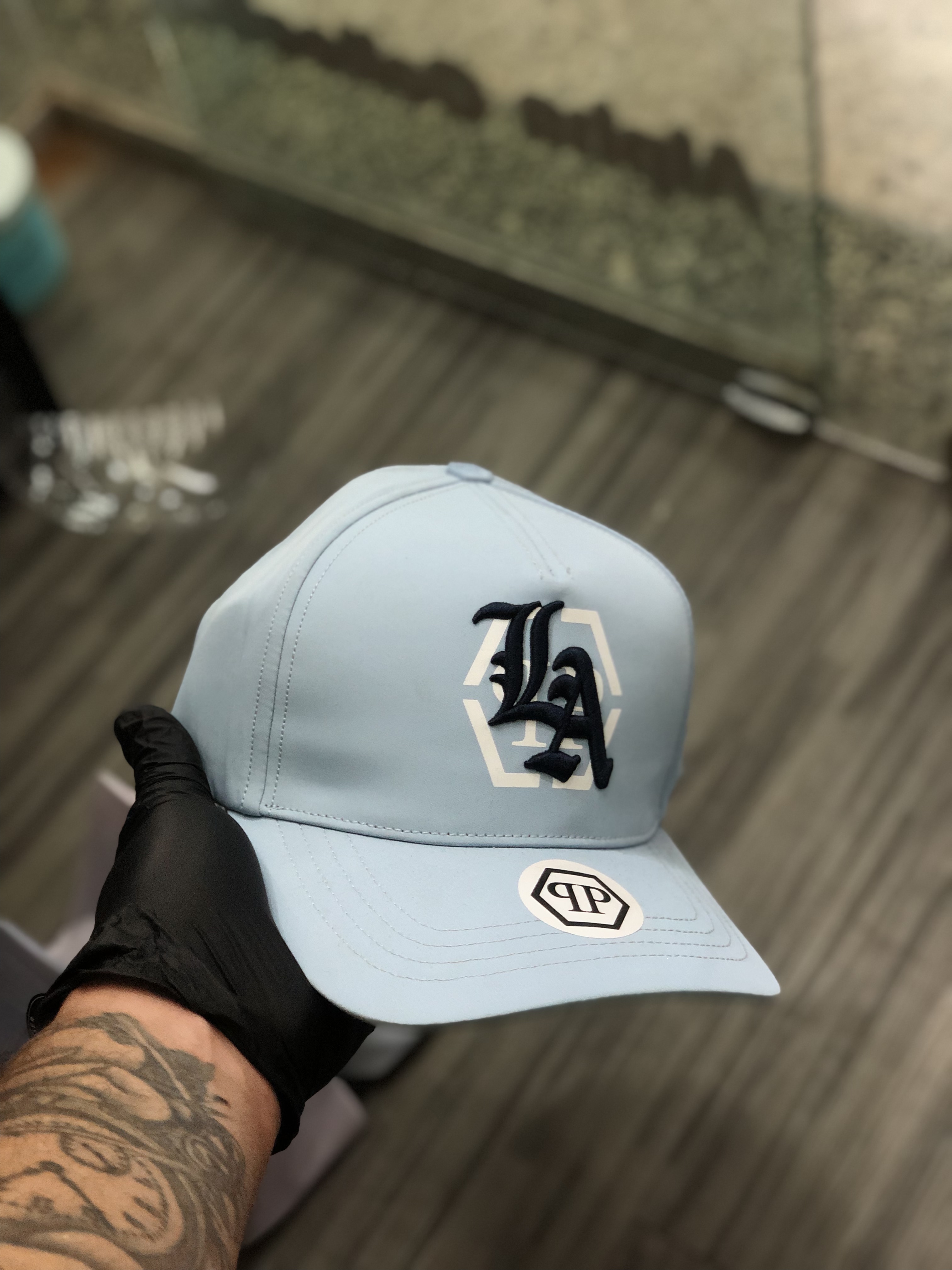 Gorra philipp plein azul 