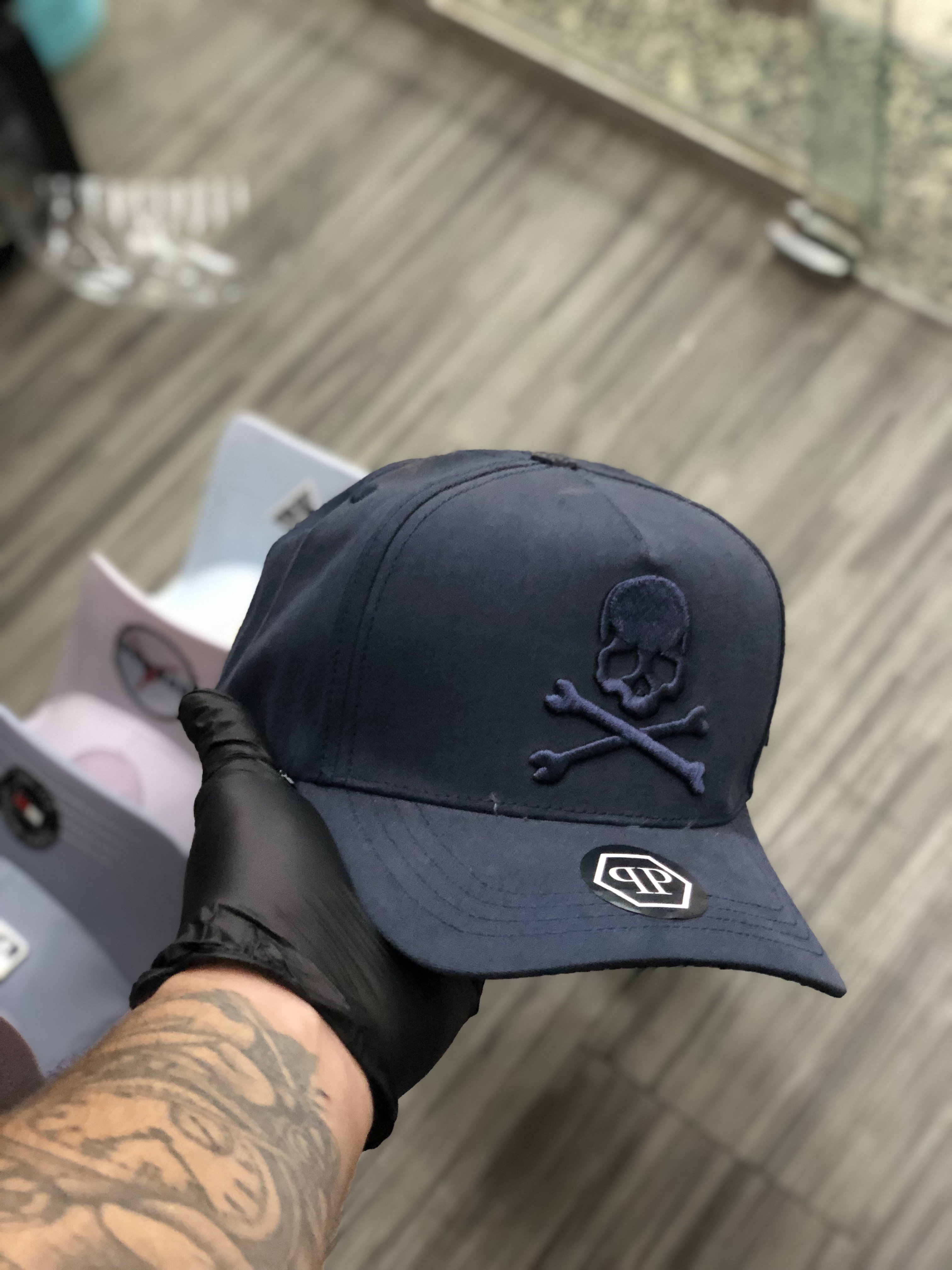 Gorras philipp plein azul 