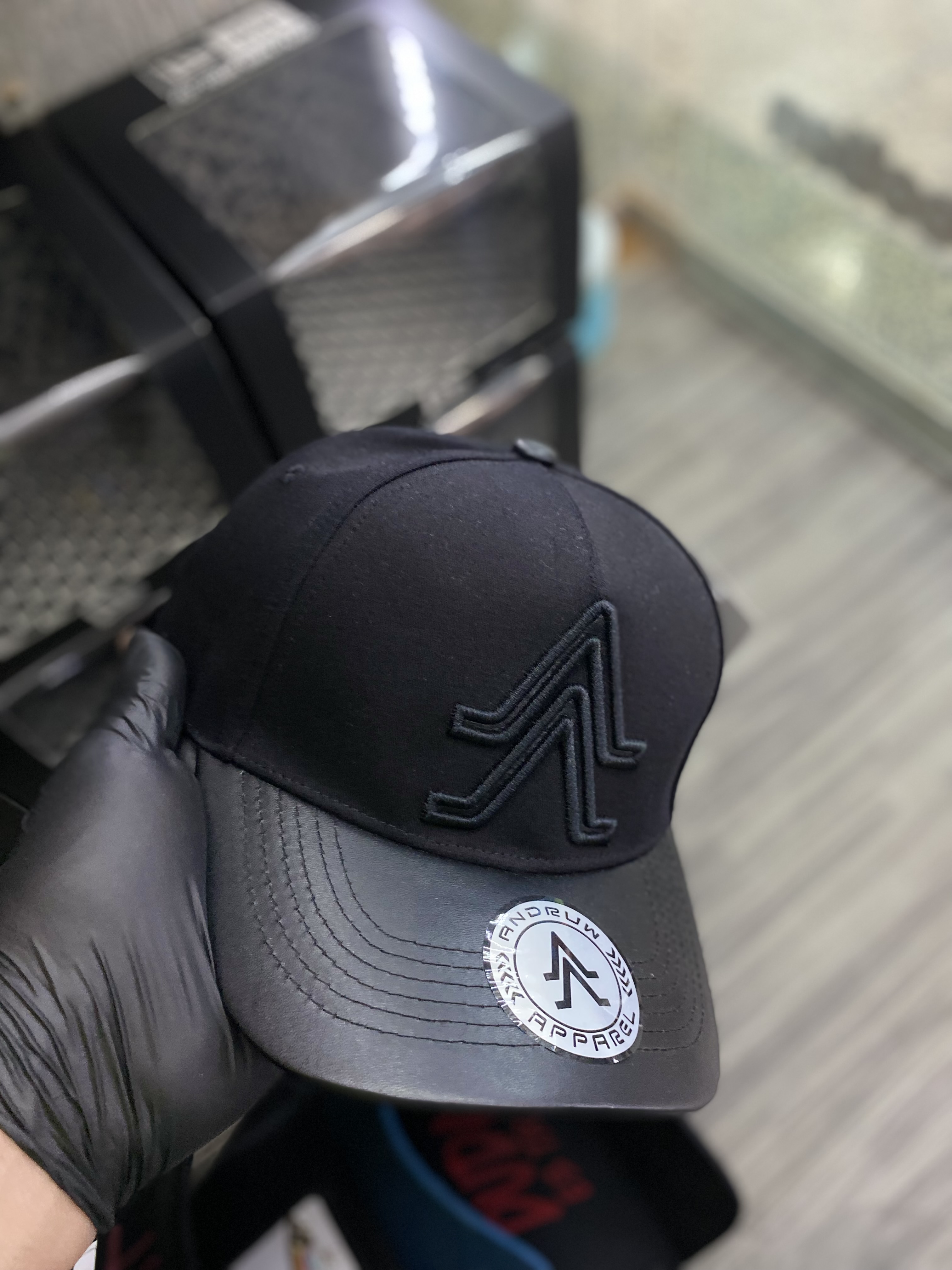 Gorra AAA alevate apparel negro 