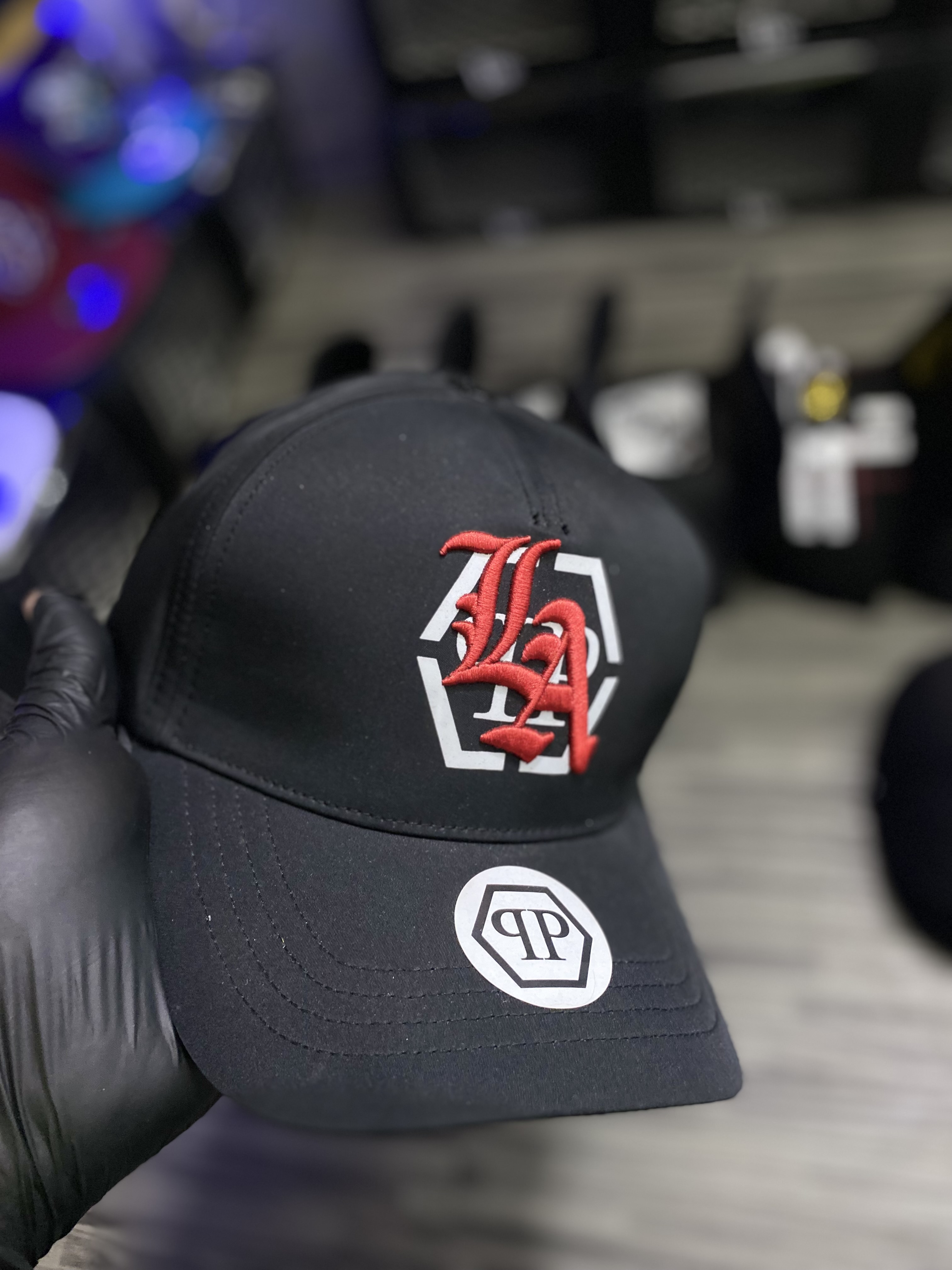 Gorra AAA philipp plein negra 
