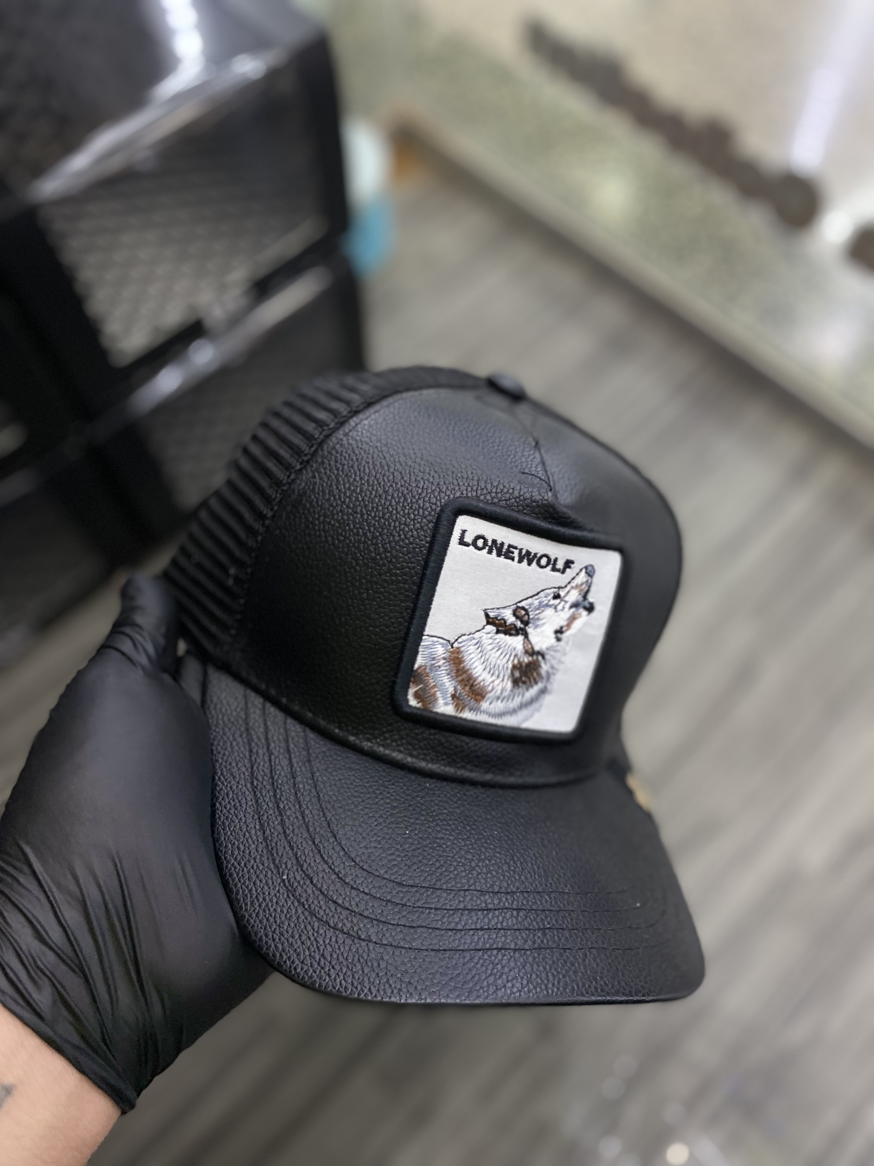 Gorra AAA goorin bros lobo 