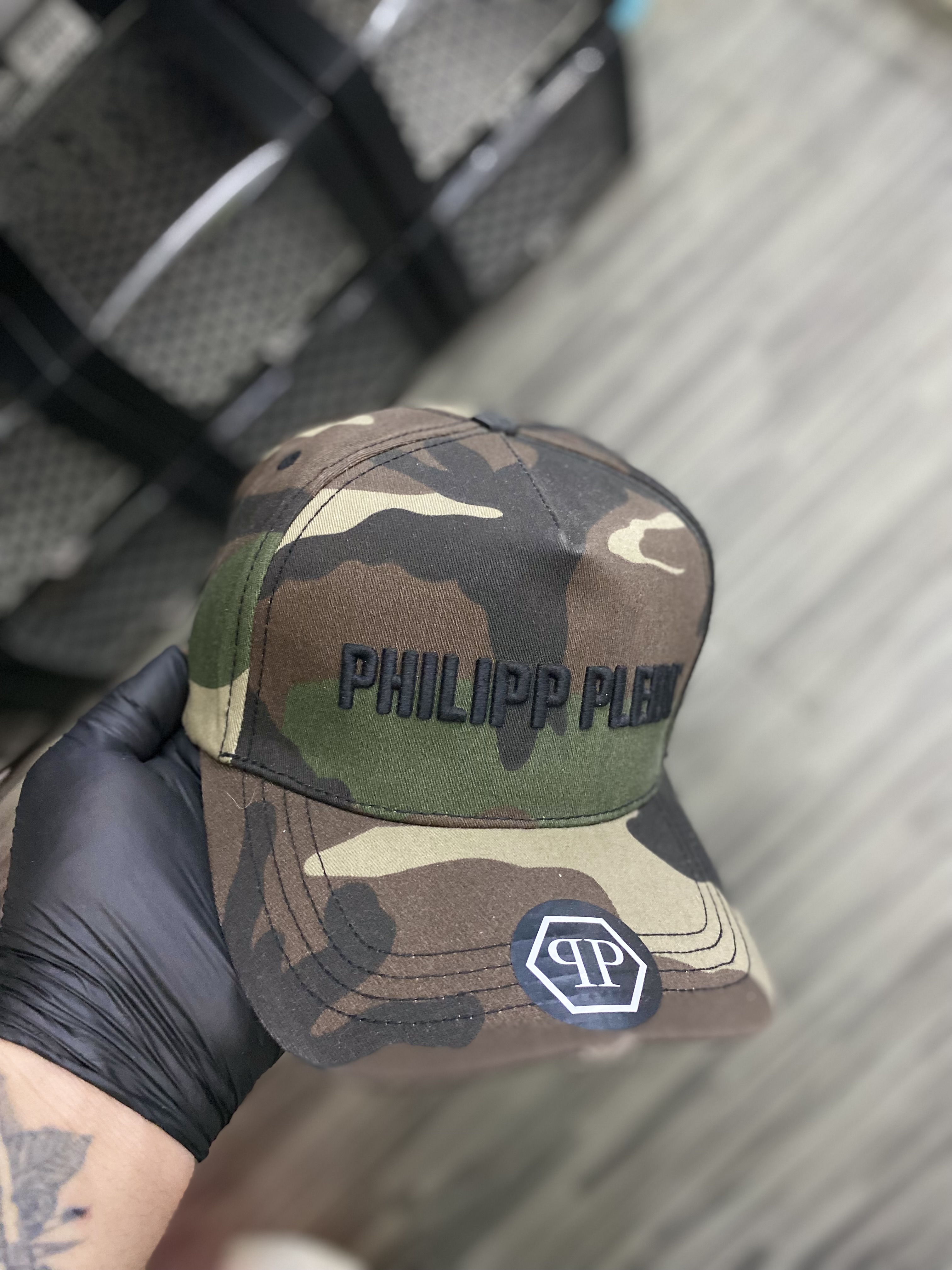 Gorra AAA philipp plein verde 